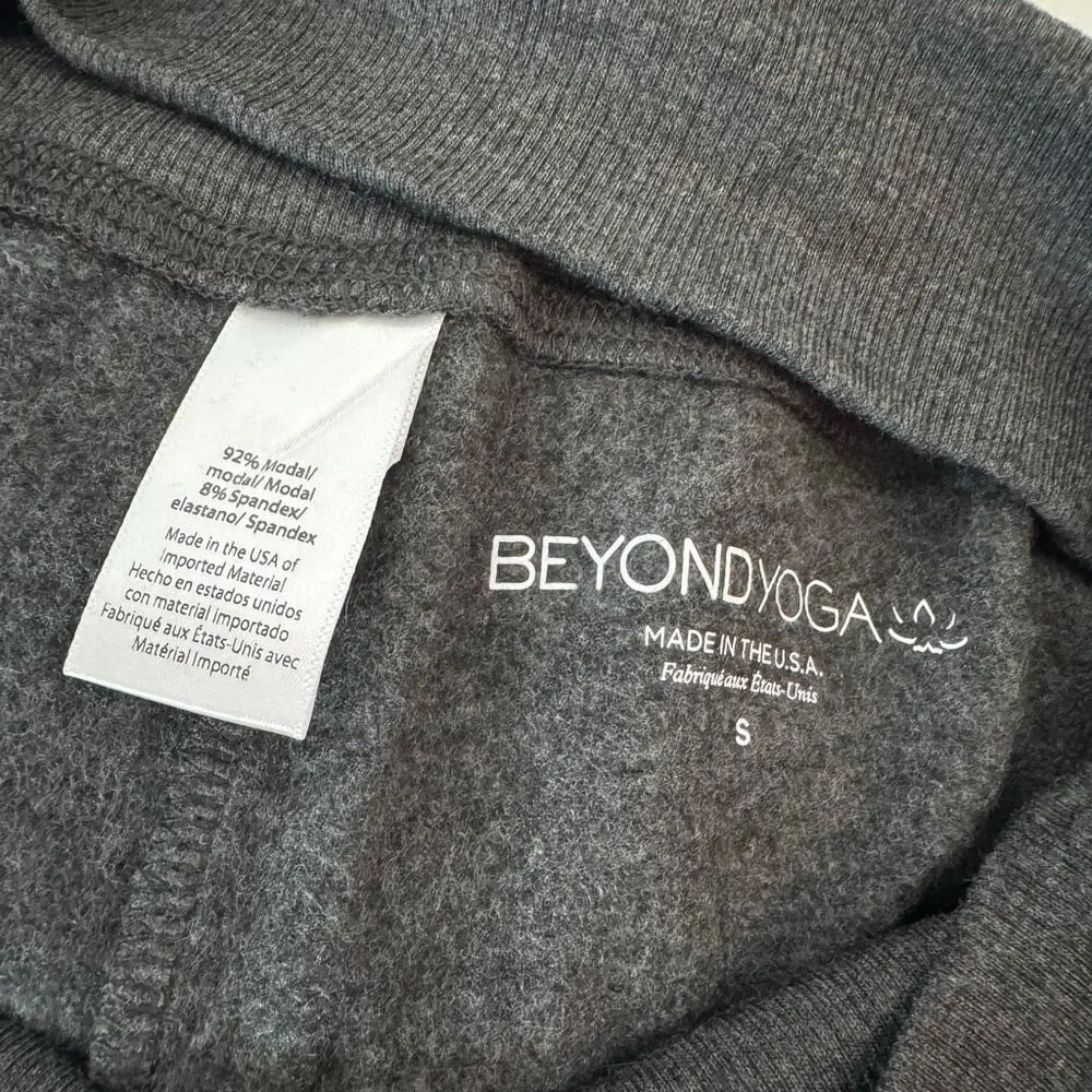 Beyond Yoga Cozy Fleece Foldover Long Sweatpant Joggers S